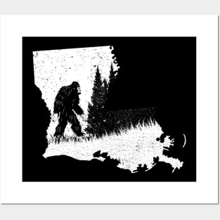 Louisiana Bigfoot Posters and Art